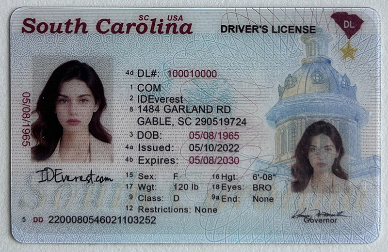 Buy South Carolina ID Cards Online