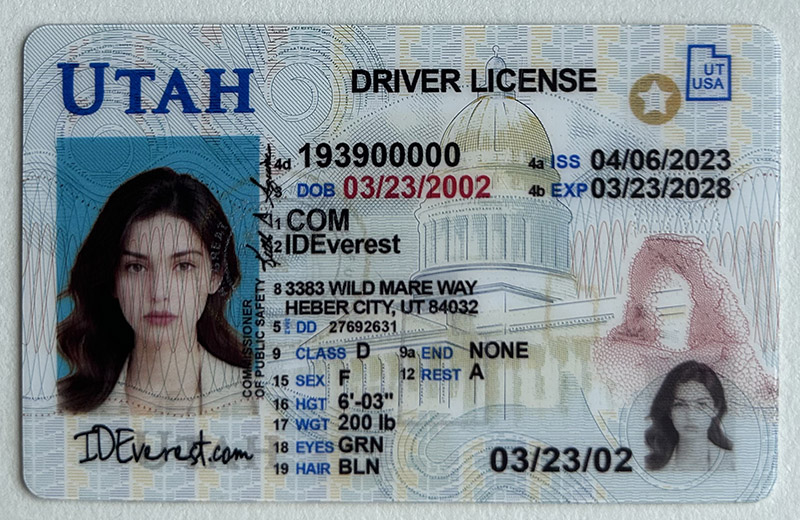 Buy Scannable Utah Fake ID Cards