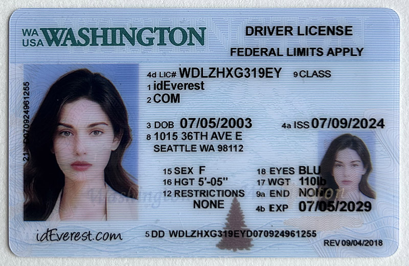 Buy Washington State ID Card Online